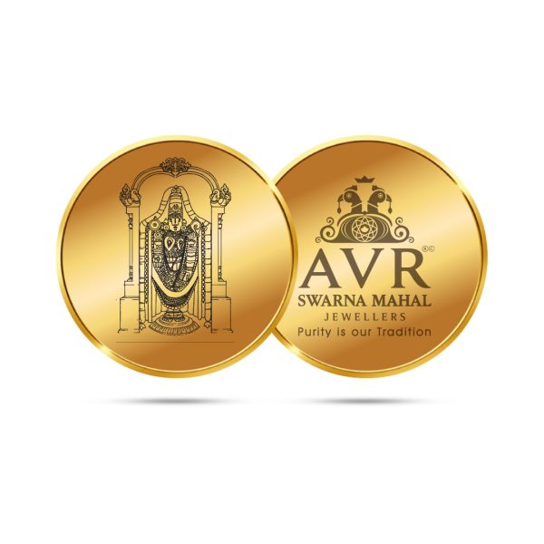 AVR Lord Venkatachalapathy Gold Coin