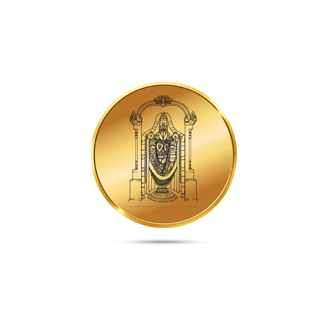 AVR Lord Venkatachalapathy Gold Coin