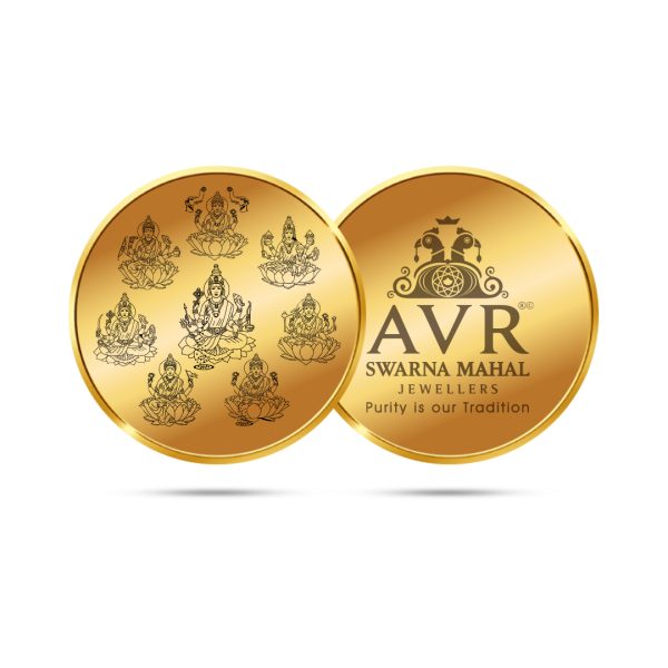 Asta lakshmi Gold coin