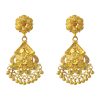 Majestic 2 in 1 Double Sided Gold Earring