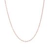 Elegant 18 Karat Link Rose Gold Chain For Women
