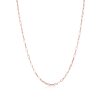Rectangular 18 Karat Rhodium Cable Gold Chain For Men
