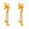 Blossom Cascade Gold Earring
