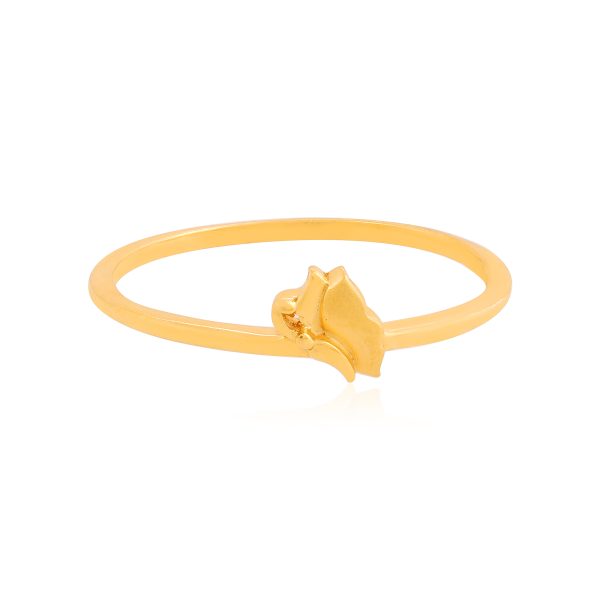 Fancy 22 Karat Yellow Gold Ring For Women