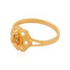 Serene 22 Karat Floral Yellow Gold Ring For Women