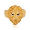 Majestic Beast 22 Karat Yellow Gold Ring For Men