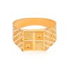 Structured 22 Karat Cubic Yellow Gold Ring For Kid