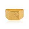 22 Karat Leafy Box Yellow Gold Ring For Kid