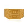 Sleek Horizon 22 Karat Yellow Gold Ring For Kid