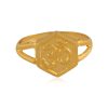Vibrant 22 Karat OM Yellow Gold Ring For Kid