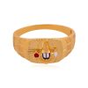 Elite 22 Karat Perumal Yellow Gold Ring For Men