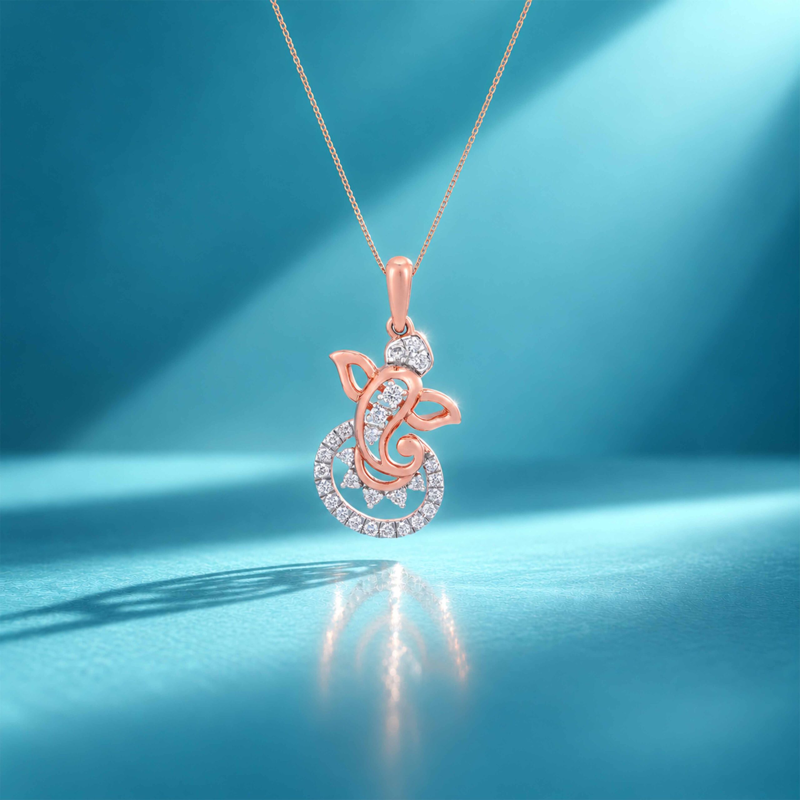 Attractive Lab Grown Diamond Ganesha Pendant