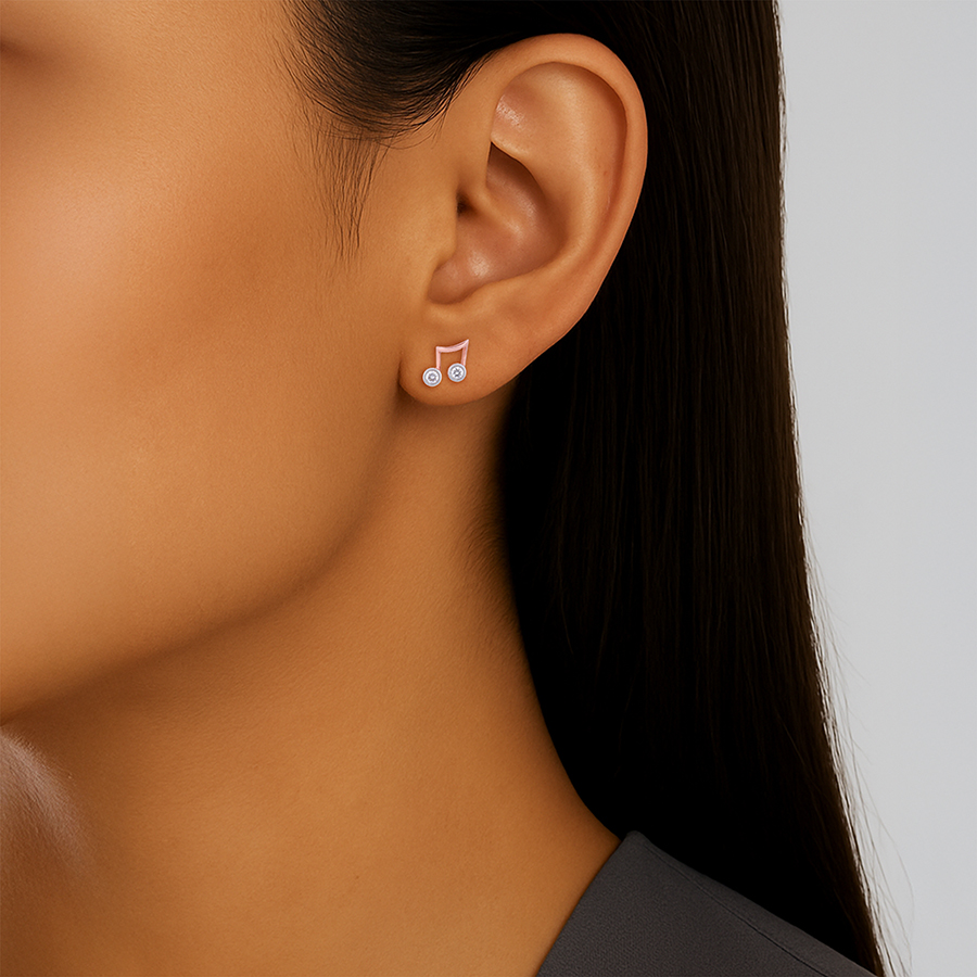 Musical Lab Grown Diamond Studs