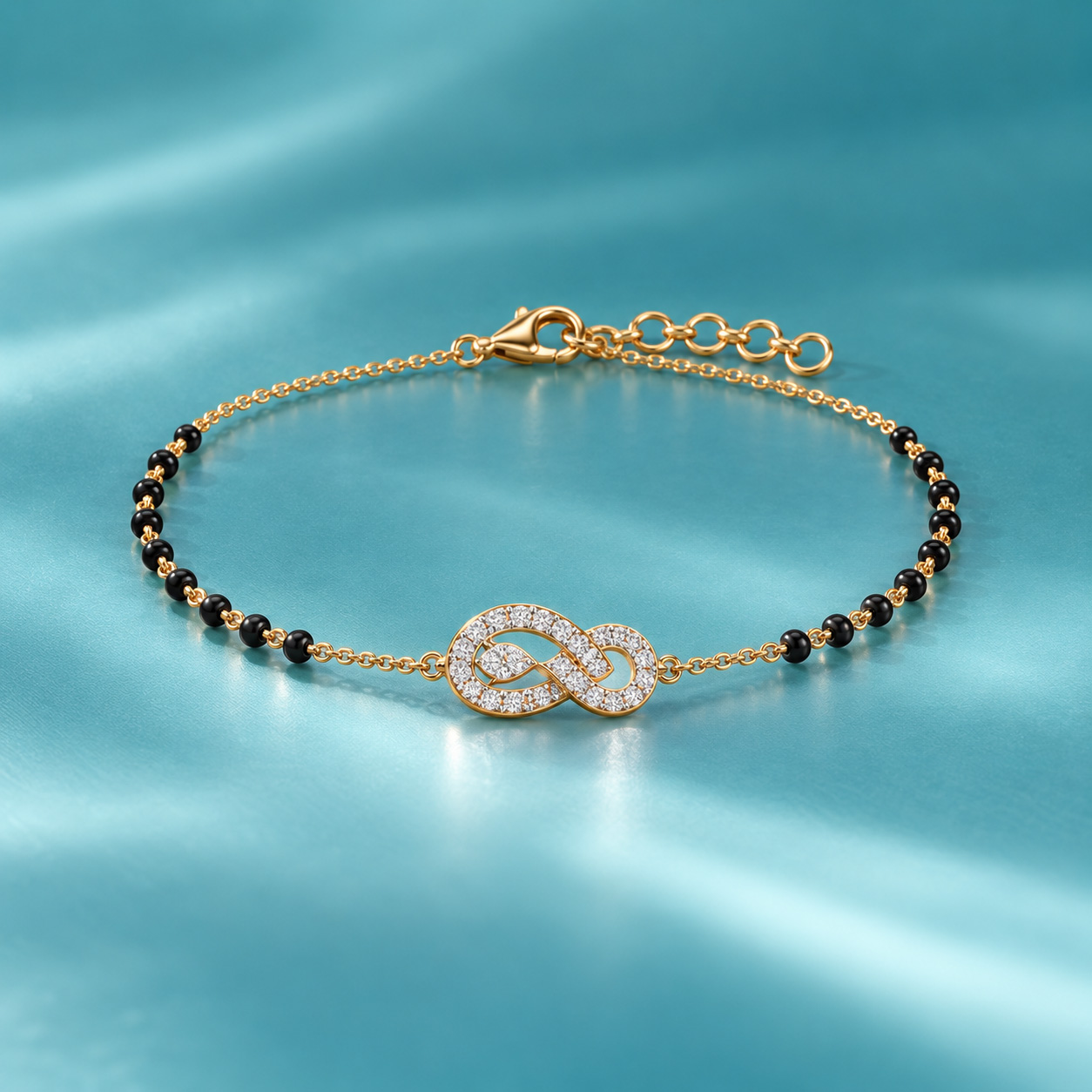 Infinite Devotion Mangalsutra Evaglow Diamond Bracelet